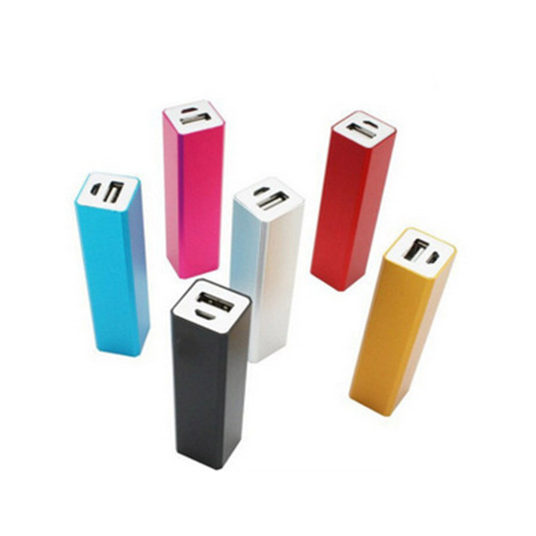 Square tube Power bank chargermobile phone power bank 2200mAh