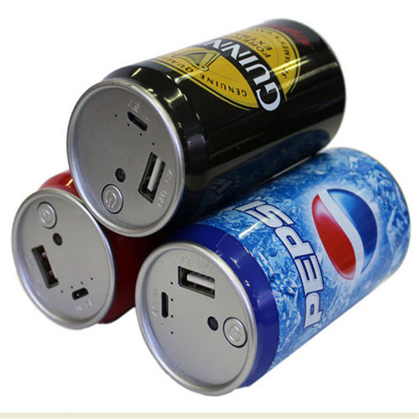 Cola can power bank mobile charger 2200mAh Cola can power bank mobile charger 2200mAh