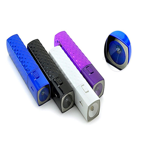Portable source power supply 2200mAh power bank with flashlight