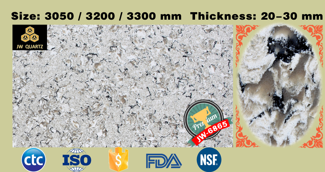 JW6865 BelieverAnti Corruption Engineered Quartz Stone Slab