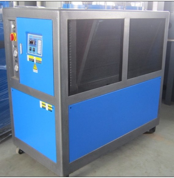 Bottle blowing machine using Industrial Air chiller plant
