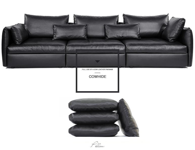 China Lizz Furniture European Modern Style Leather Sofa