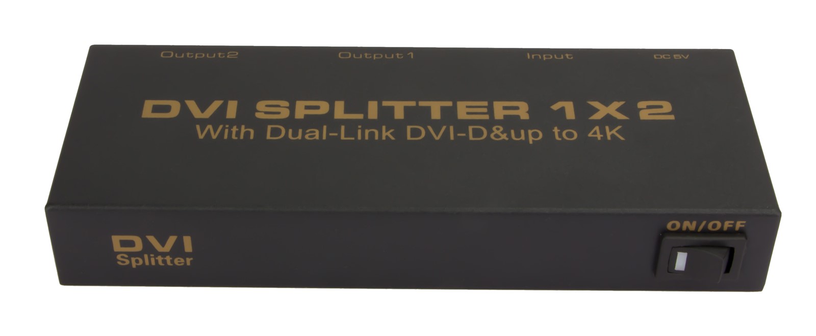 DVI 2 port splitter 1x2 dual link DVID up to 4K