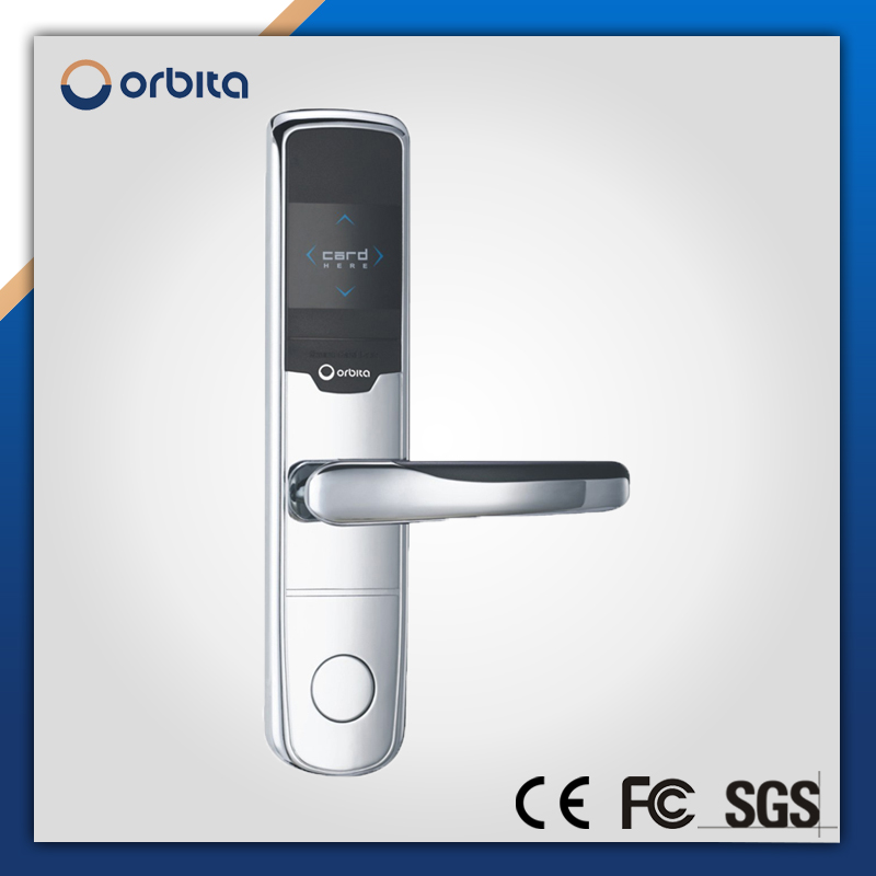 waterproof rf digital hotel card reader smart key card door lock