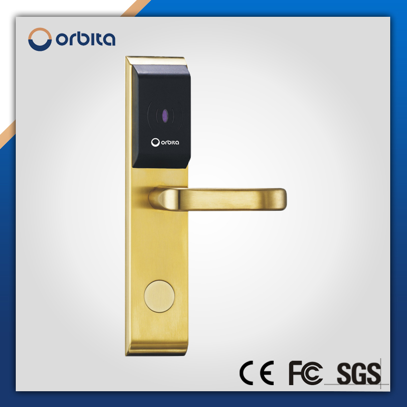 China Free Software rfid key M1 hotel NEW mortise lock electric