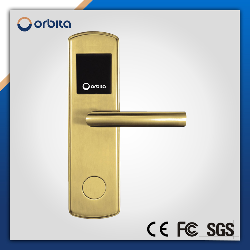 waterproof rf digital hotel room card lock system smart key card door lock