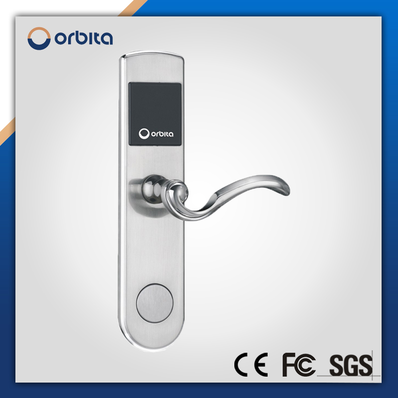 screen lock Orbita security door locks and handles with LCD Panel