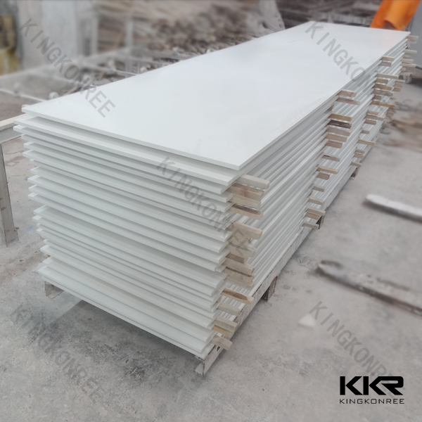 white solid surface acrylic artificial stone