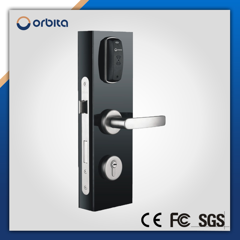 China Free Software RFID Key m1 Hotel New Mortise Lock Electric