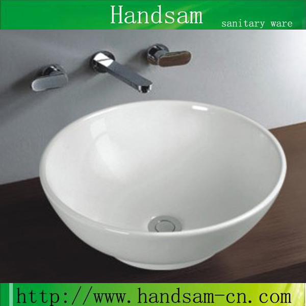 ceramics counter top bathroom wash hand basin sink