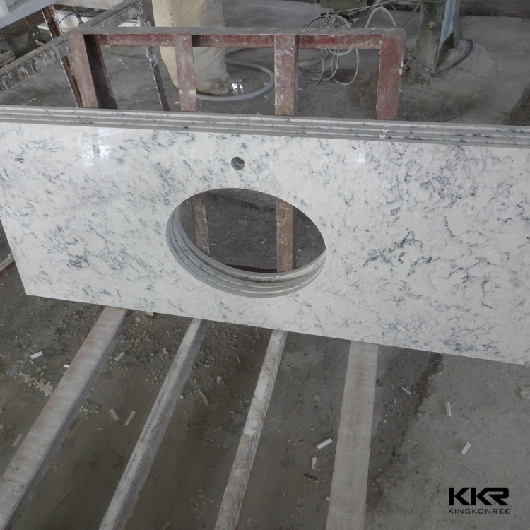 artificial stone quartz kitchen countertop vanity top