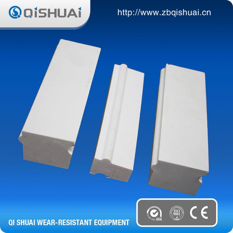 Qishuai factory supplier alumina ceramic lining bricktile