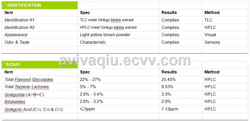 501 Ginkgo Biloba Extract EGB761