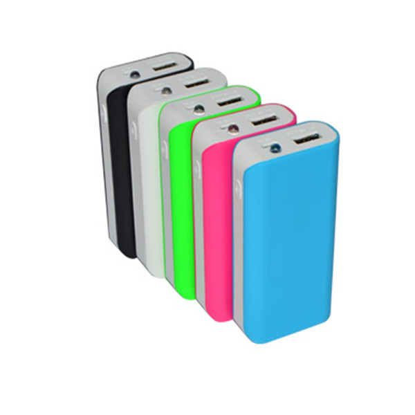 Portable mobile power supply 4000mAh to 5200mAh with LED light
