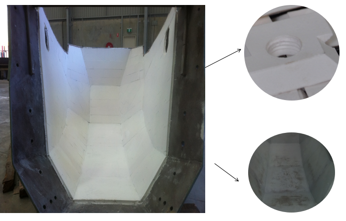 Lowest price 92 15010050 alumina ceramic lining tile for chute