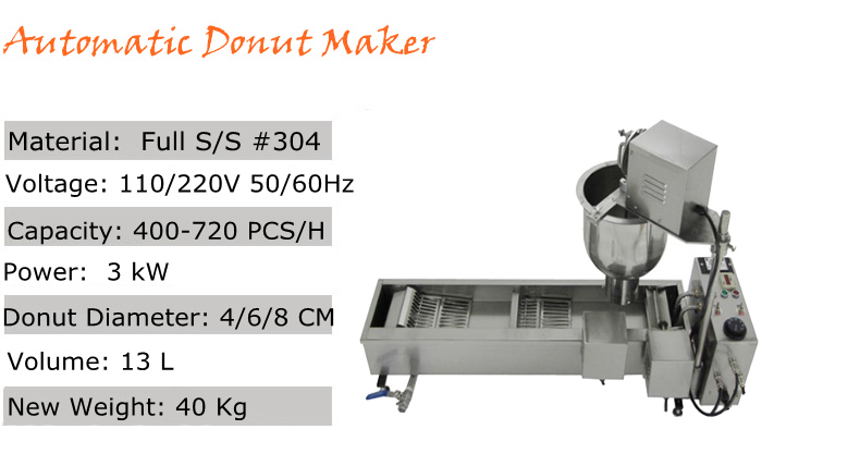 2016 popular automatic electric donut frying machine 110220V with CR