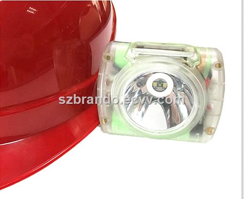 KL6M 13000Lux Cordless miners cap lamp with OLED screen and 62ah battery