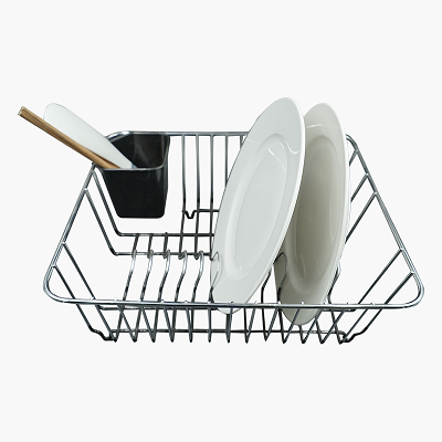 Dish Drainer With Plastic Cup