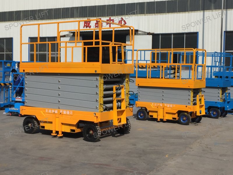 418m man aerial lifting platform mobile hydraulic scissor lift