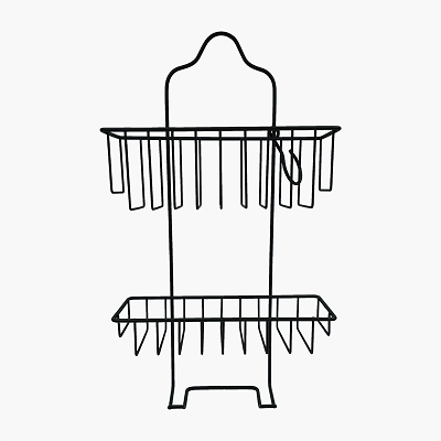 Two Layer Bathroom Rack With Hook