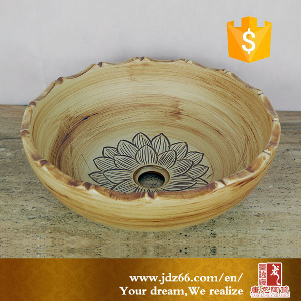 High quality fancy cheap ceramic corner basins