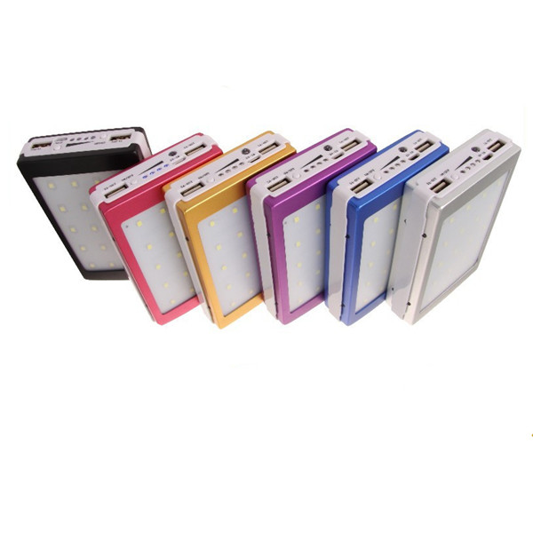 Top Sale Solar Power Bank 10000mAh with Lithium Cell LED Camping Light