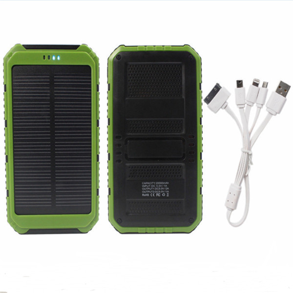 Waterproof 8000mAh solar panel power bank for Land Rover