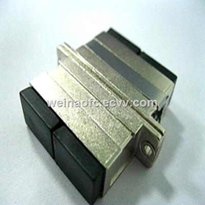 Fibre Optic Adapter SCSC Duplex Metal Housing