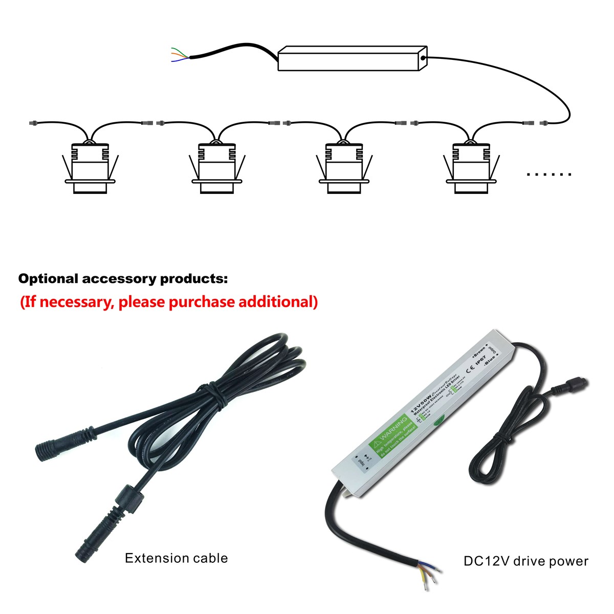 Antiglare Mini Epistar LED LED downlight DC12V waterproof LED Spotlight