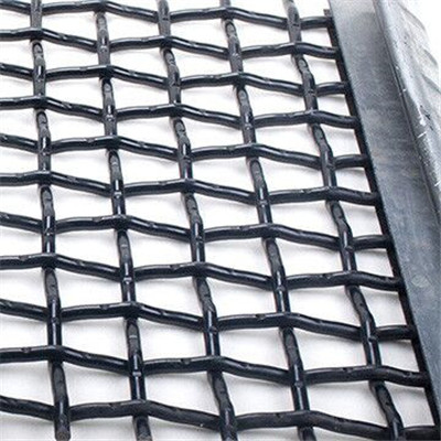 Best price heavy duty crimped iron wire mesh vibrating screen