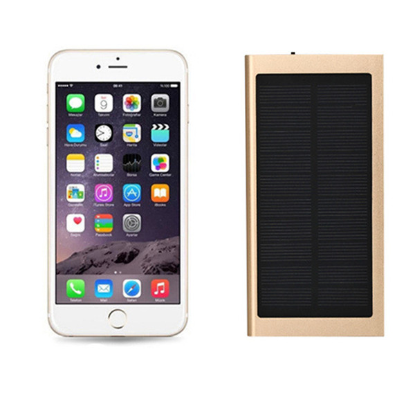 Dual USB Port Solar Power Bank with Flashlight 8000mAh