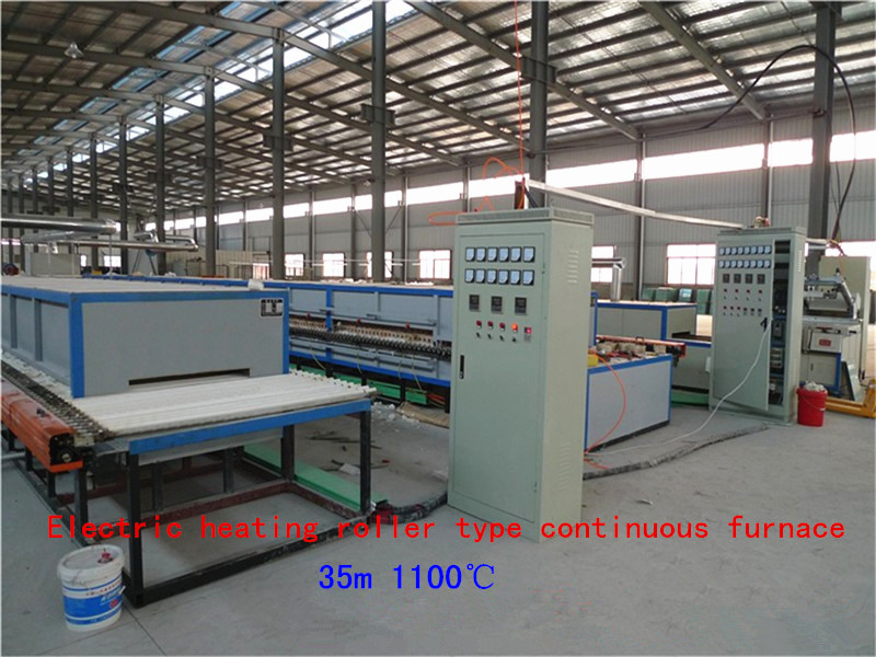Electric heating roller type continuous production industrial furnace