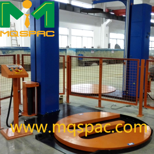 MQSPAC Semiauto stretch pallet wrapper with M type