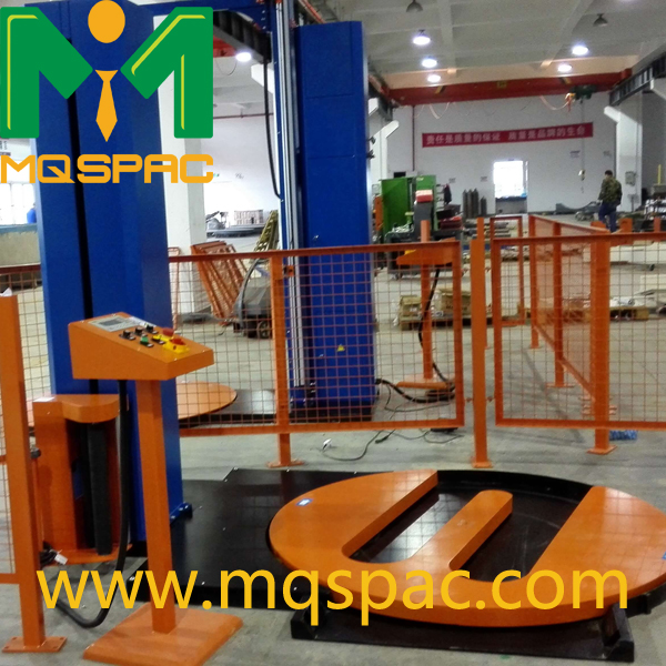 MQSPAC Semiauto stretch pallet wrapper with M type
