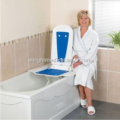 Unique Battery Bath Lift with Reclining Backrest