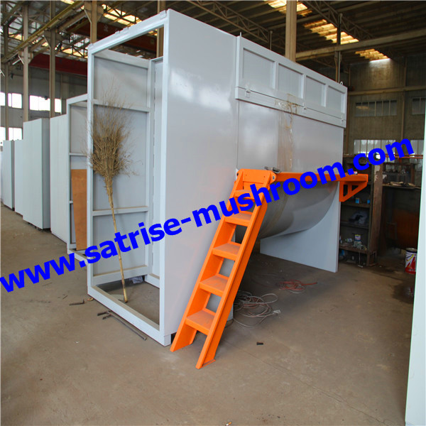 Spiral mushroom material mixer machine for sawduststraw and corncob