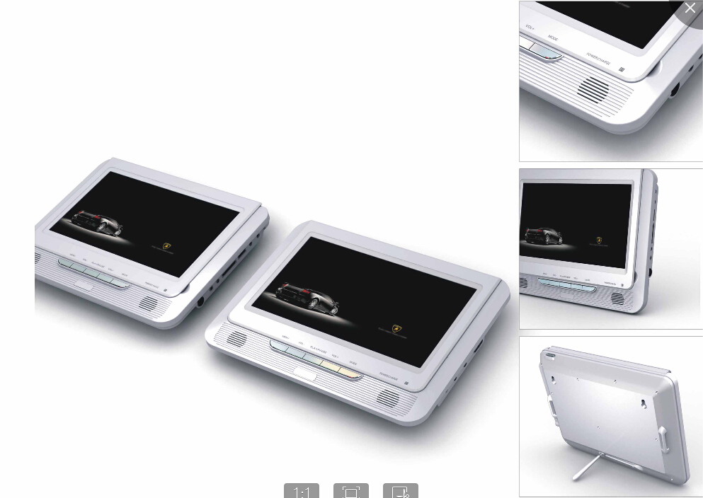 DUAL 9 SCREEN PORTABLE PLAYER