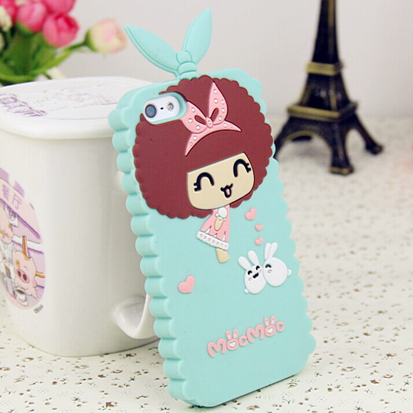 Factory Wholesale Custom Cute Doll Silicone Cell Phone Cover