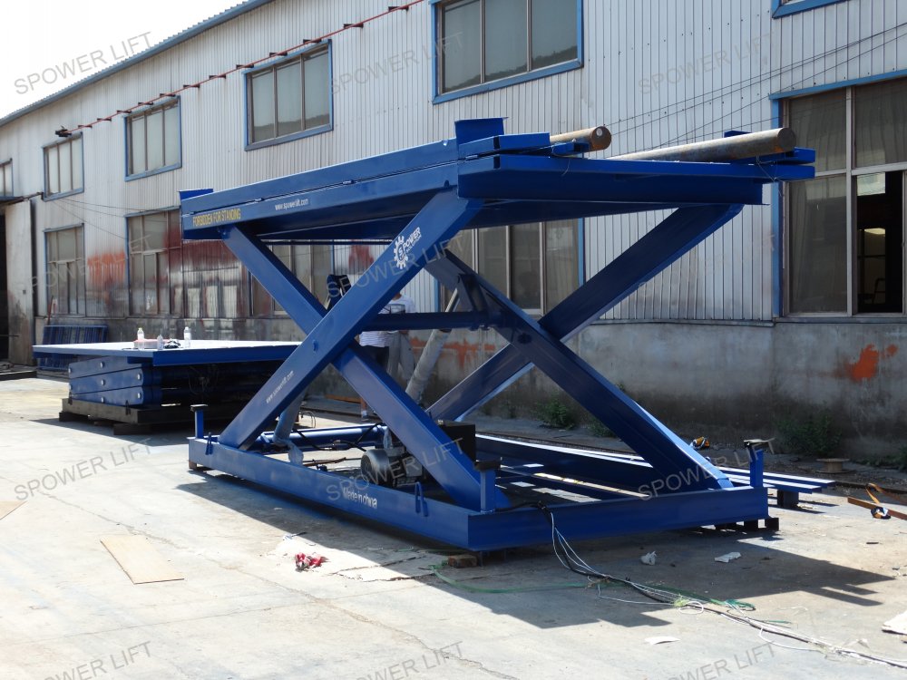 Fixed stationary hydraulic scissor lift platform