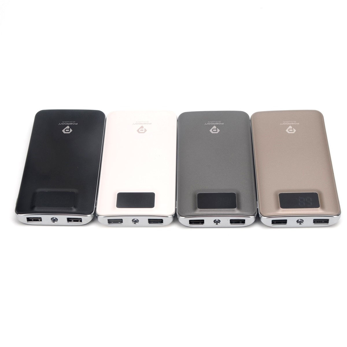 8000mAh Ultraslim Power Bank Dual USB Port 21A 1A External Mobile Battery Charger for iPhone