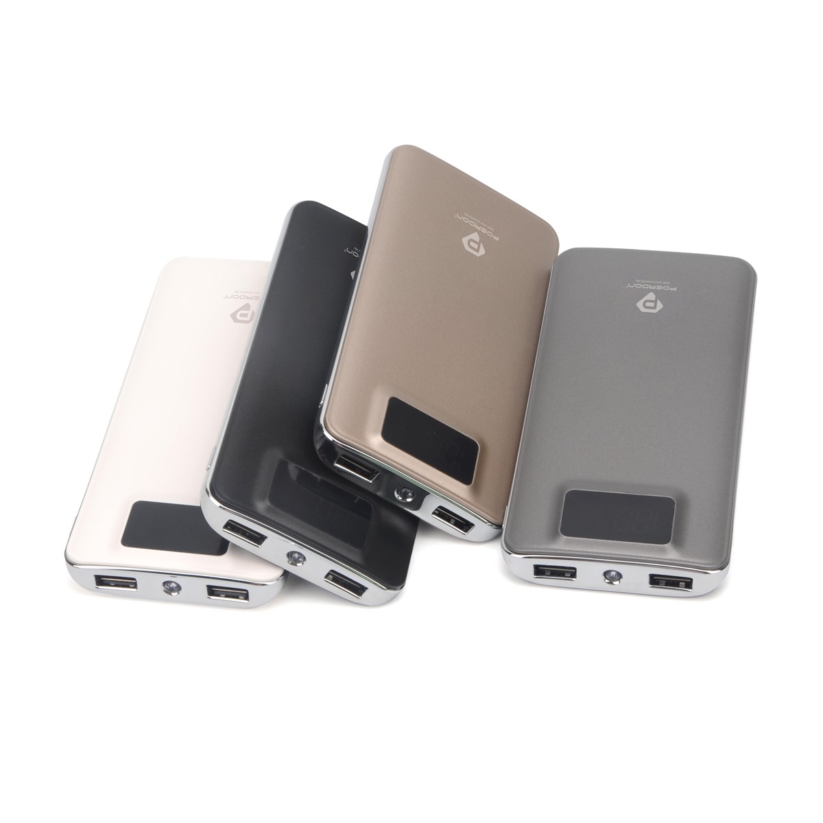 8000mAh Ultraslim Power Bank Dual USB Port 21A 1A External Mobile Battery Charger for iPhone