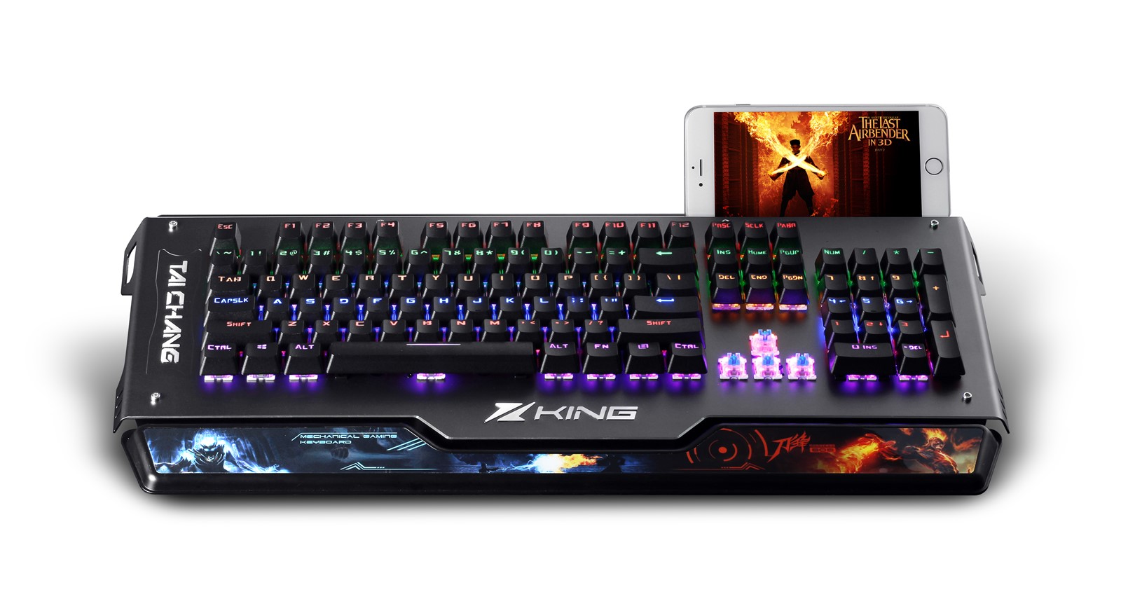 Computer Hardware Electronics Keyboard Gaming Mechanical Keyboard with Phone Slot