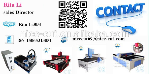 NCC1290 1390 1490 best mini laser cutting machine price with CEFDA Certificate