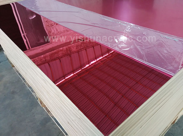 red acrylic pmma mirror sheet