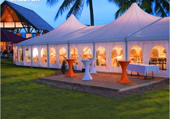 Tendars high peak party tent in China for sale