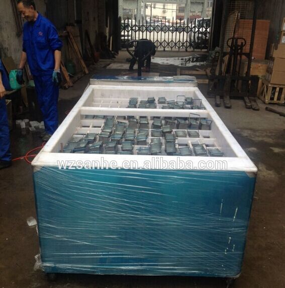 Each block ice is 2kg to 20kg brine system Ice block machine