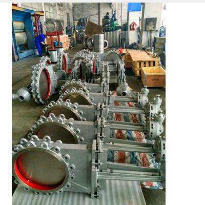 KNIFE GATE VALVE CLASS 150 WCB BODY304 PTFE TRIM WAFER TYPE