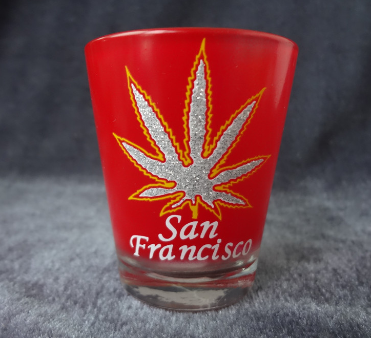 Francisco shot glass promotion gift cocktail glass souvenir glass cup