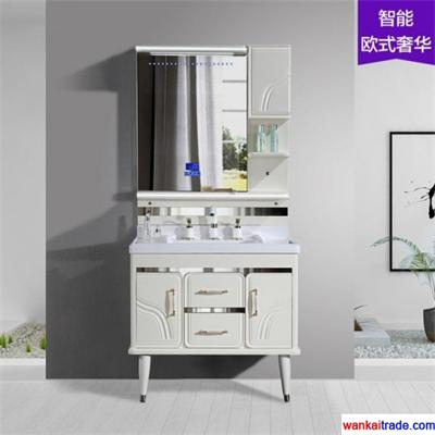 New style PVC bathroom cabinet with bluetooth music player