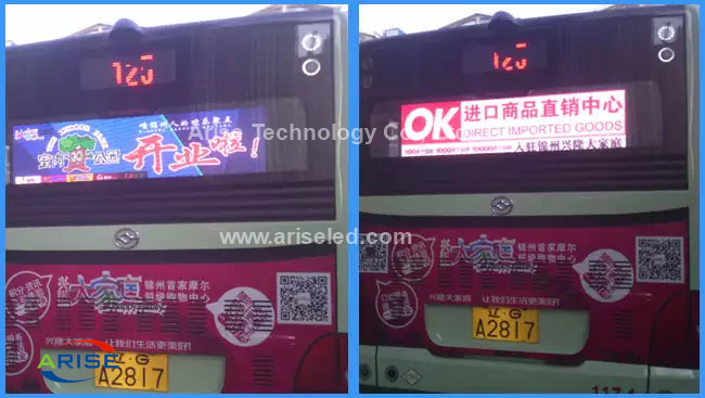 P5 full color Bus led display Bus LED banner signs Bus LED Display P5P6P762